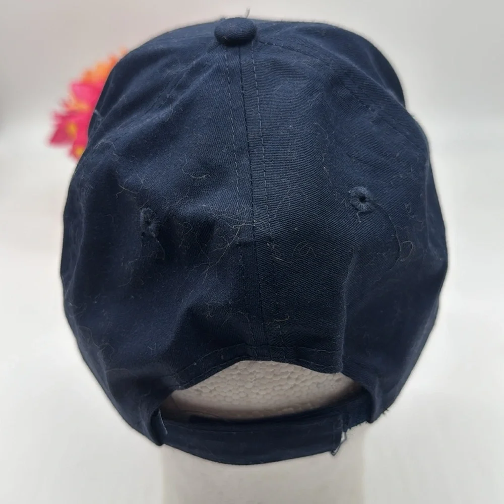 Blue and White NY Yankees Baseball Cap HT7718F